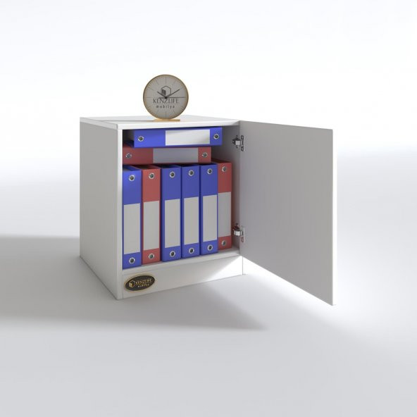 Kenzlife kapaklı mutfak dolabı melek29 byz 039x029x29 banyo ofis komodin (m) - 9