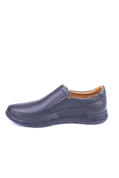 Luis Figo 4410 Siyah Büyük Numara Hakiki Deri Erkek Ayakkabı - Resim 2