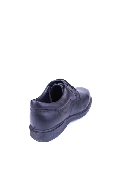 Zirve 2100 Deri Erkek Siyah Günlük Comfort Ayakkabı - Resim 4