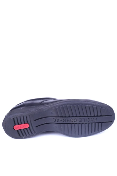 Zirve 2100 Deri Erkek Siyah Günlük Comfort Ayakkabı - Resim 5