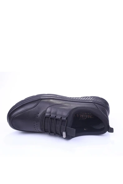 Murat Kundura 1389 Erkek Hakiki Deri Siyah Ortopedik Ayakkabı - Resim 4