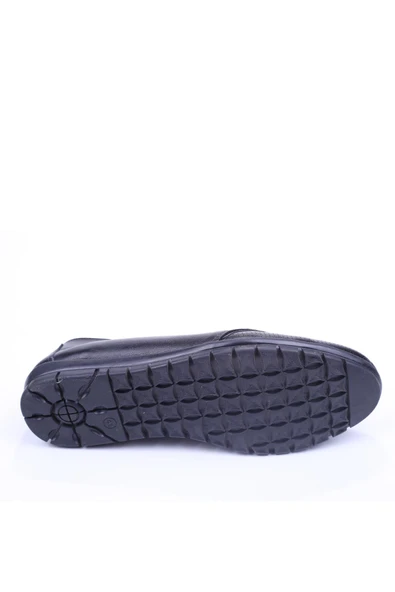 Edik 124 Kadın Siyah Günlük Ortopedik Anne Ayakkabısı - Resim 5