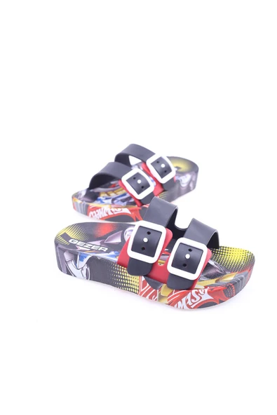 Gezer 12327 Erkek Çocuk Kaydırmaz Plaj Havuz Banyo Günlük Terlik ürün görseli 1