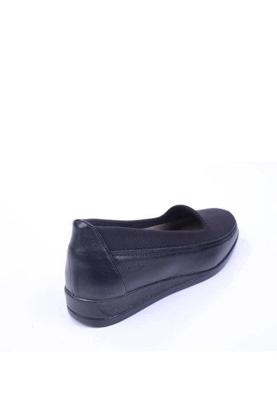 Norfix 308 Kadın Streçli Siyah Ortopedik Anne Ayakkabısı - Resim 3