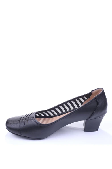 Gold Step 0370 Kadın Siyah 5 Cm Topuk Günlük Fileli Ayakkabı - Resim 3