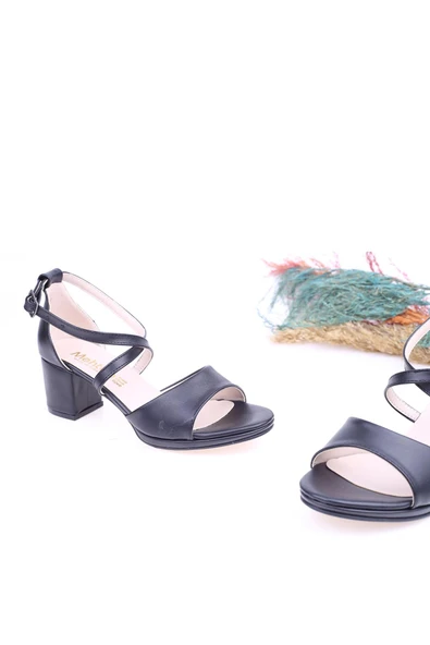 Papuç Sepeti  Mht 1660 Kadın 6 Cm Topuklu Açık Platformlu Ayakkabı ürün görseli