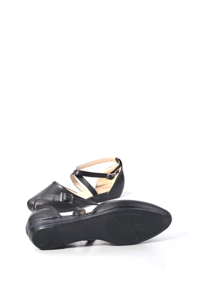 Sedef 298 Kadın Bilekten Bağlı  Günlük Babet Ayakkabı - Resim 9