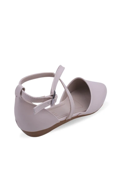 Sedef 298 Kadın Bilekten Bağlı  Günlük Babet Ayakkabı - Resim 8