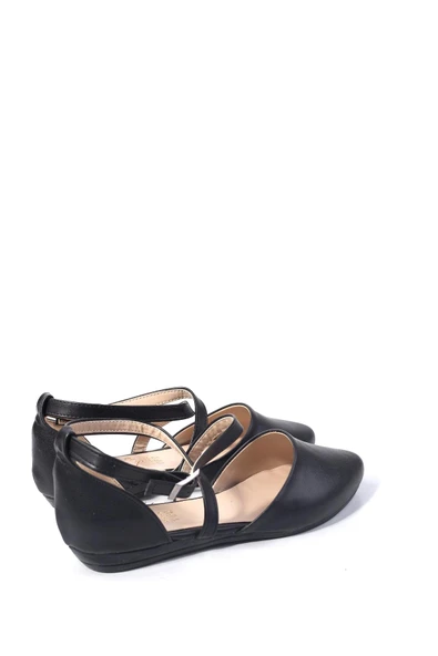 Sedef 298 Kadın Bilekten Bağlı  Günlük Babet Ayakkabı - Resim 7