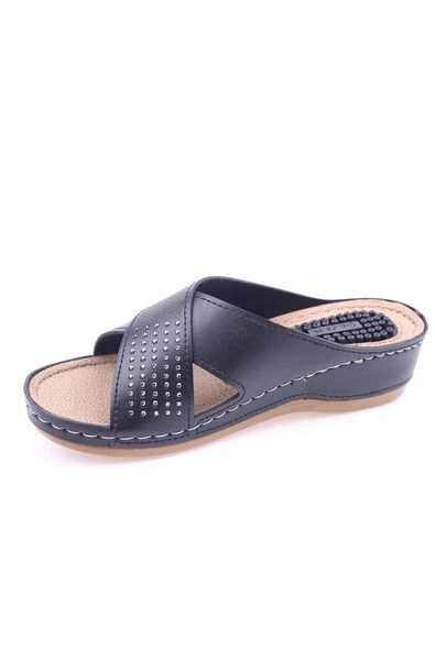 Gezer 11259 Ortopedik Silikon Taban Günlük Kadın Terlik - Resim 7