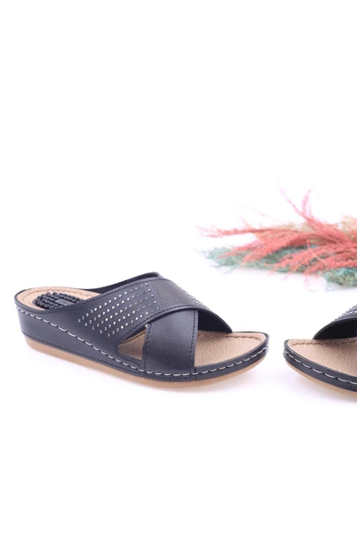 Gezer 11259 Ortopedik Silikon Taban Günlük Kadın Terlik ürün görseli 1