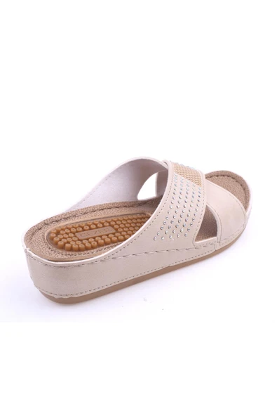 Gezer 11259 Ortopedik Silikon Taban Günlük Kadın Terlik - Resim 12