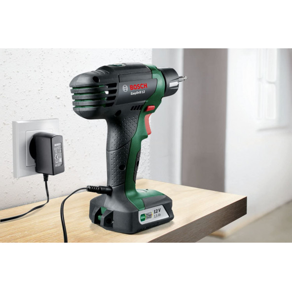 Bosch Akülü Vidalama EasyDrill 12 (Entegre 12 Volt Akü, Vidalama Ucu, Softcase çantada) - 2