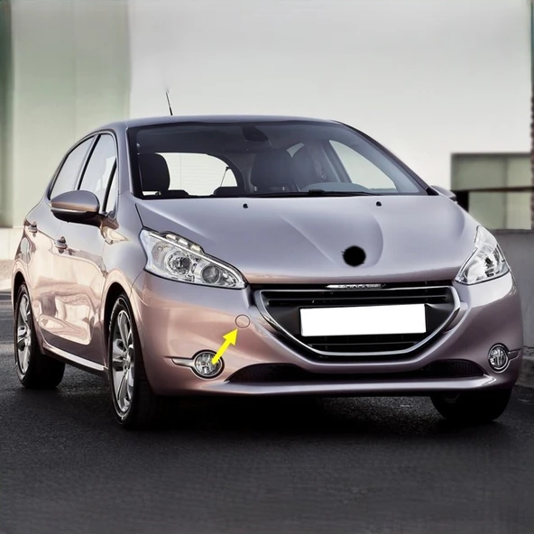 Peugeot 208 2012-2015 Ön Tampon Çeki Çekme Demiri Kapağı 1607397980 ürün görseli 1