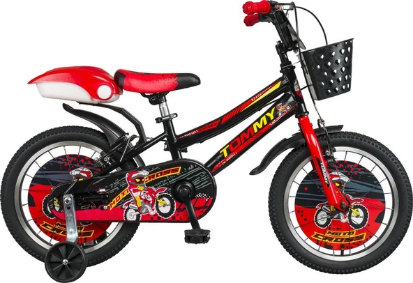 TommyBike 16 jant Lüx Aksesuarlı Cocuk Bisikleti 5-8 Yaş - 4