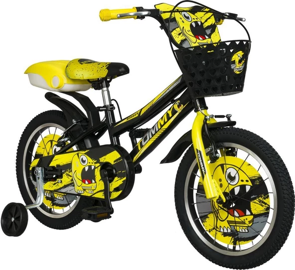 TommyBike 16 jant Lüx Aksesuarlı Cocuk Bisikleti 5-8 Yaş