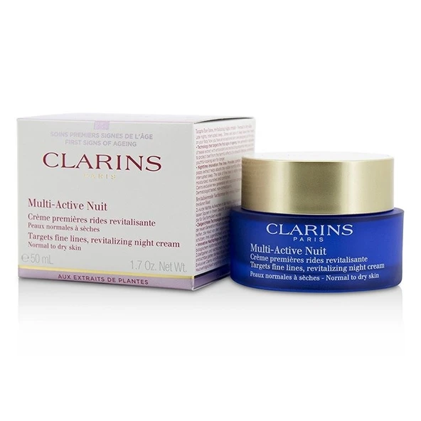 Clarins Multi-Active Night Cream For Normal&Dry Skin 50ml. ürün görseli