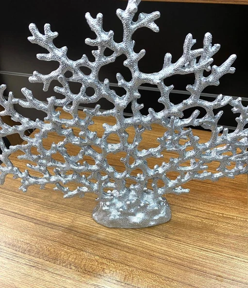 MERCAN ÇOK DALLI  HAYAT AĞACI BİBLO GÜMÜŞ - 3