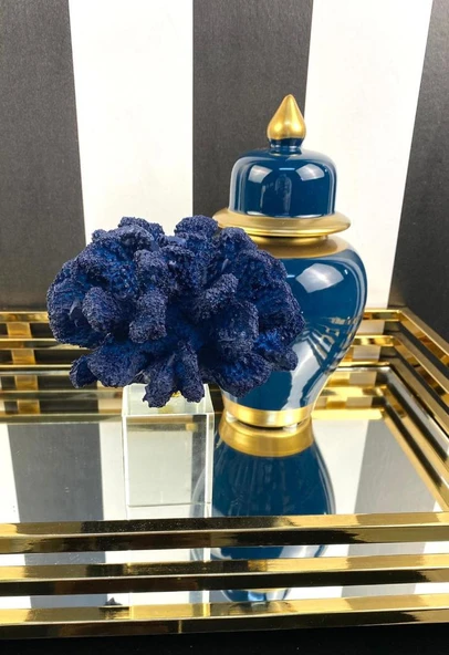 KRİSTALLİ MERCAN LACİVERT RENK - 2