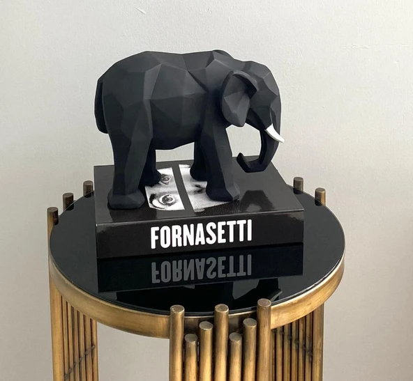 KÜBİK FİL BİBLO SİYAH - 4