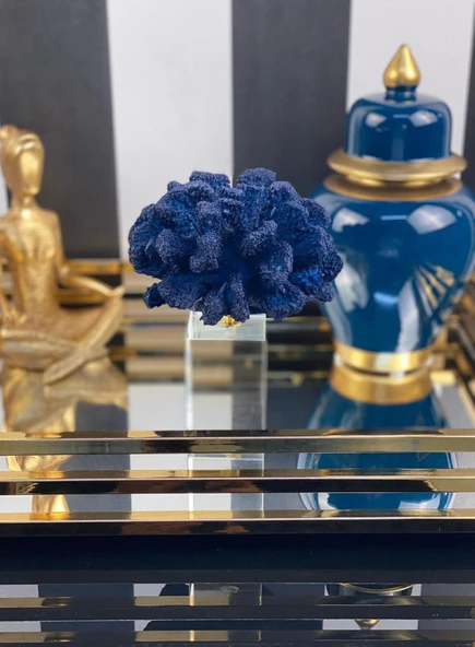 KRİSTALLİ MERCAN LACİVERT RENK