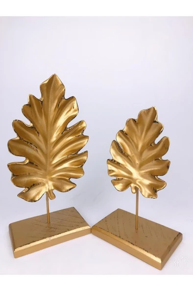 Gold Renk Tropikal 2 Li Kaideli Yaprak - 3