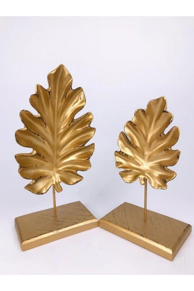 Gold Renk Tropikal 2 Li Kaideli Yaprak - 2
