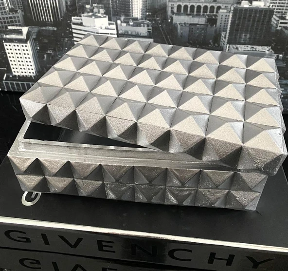 DEKORATİF TAKI KUTUSU GÜMÜŞ RENKLİ - 2