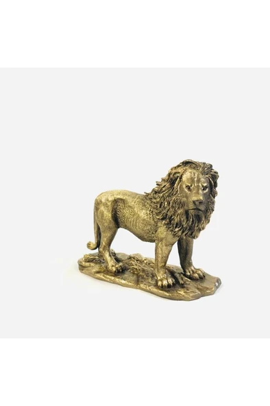 Aslan Figürü Gold Renkli - 2