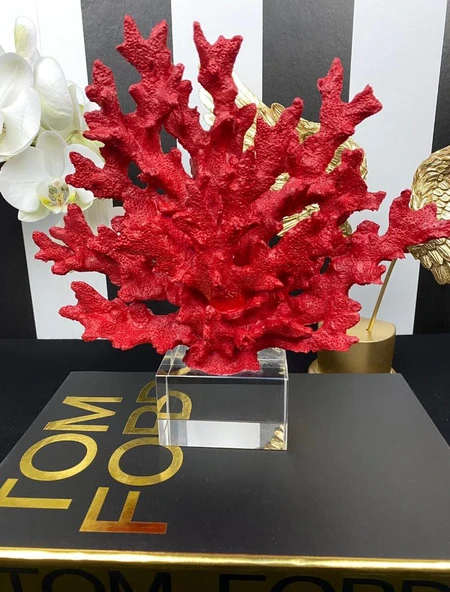 Kristal Kaideli Mercan Kırmızı - 2