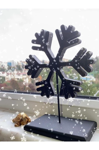 Kar Tanesi Biblo Siyah - Resim 3