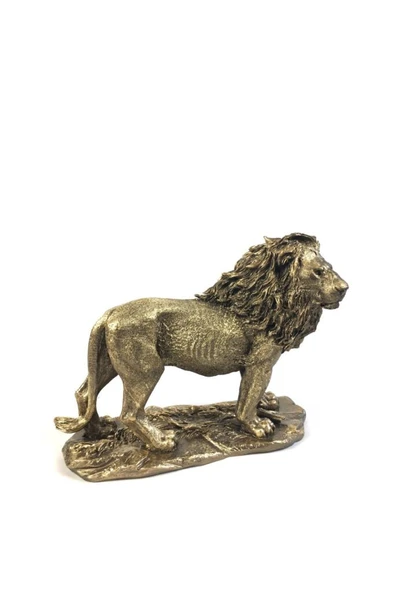 Aslan Figürü Gold Renkli - 3