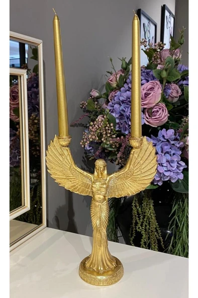 Şamdan Melek Kleopatra Gold - 3