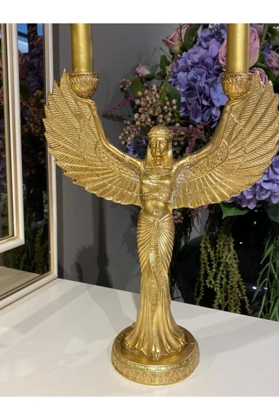 Şamdan Melek Kleopatra Gold - 2