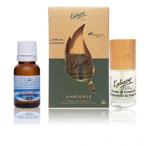 Kalyon Oje Çözücü+Kalyon Bitkisel Tırnak ve Tırnak Eti Nemlendirici İki Fazlı Yağ 11 Ml