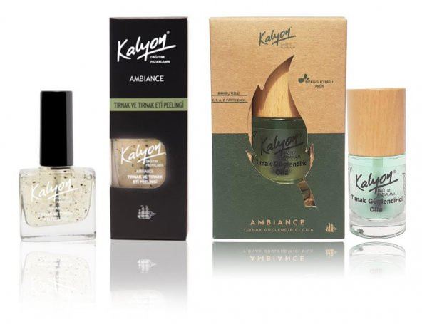 Kalyon Tırnak Eti Peelingii+Kalyon Bitkisel Tırnak Güçlendirici Cila 11 Ml ürün görseli 1