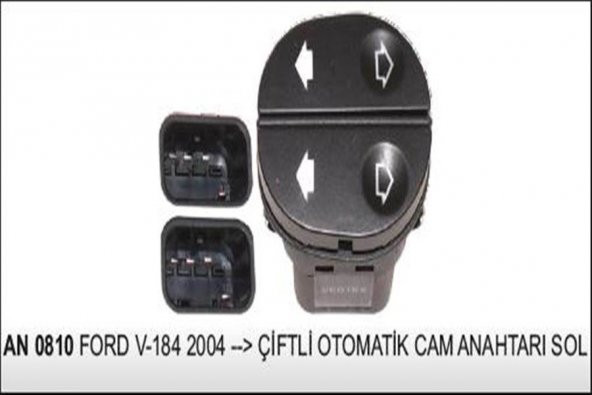 DD-AN-0810-CAM KALDIRMA ANAHTARI ÇİFTLİ FORD TRANSIT V184 04- CONNECT ÇERÇEVESİZ 8 PİN