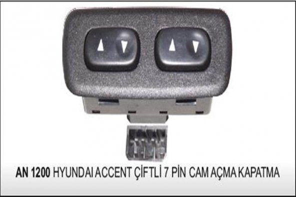 DD-AN-1200-CAM KALDIRMA ANAHTARI ÇİFTLİ 7P HYUNDAI ACCENT