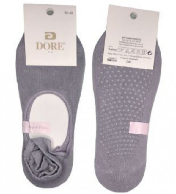 2 li paket Üstü Açık Kaydırmaz Taban Silikonlu Kısa Yoga Ve Pilates Çorabı - 4