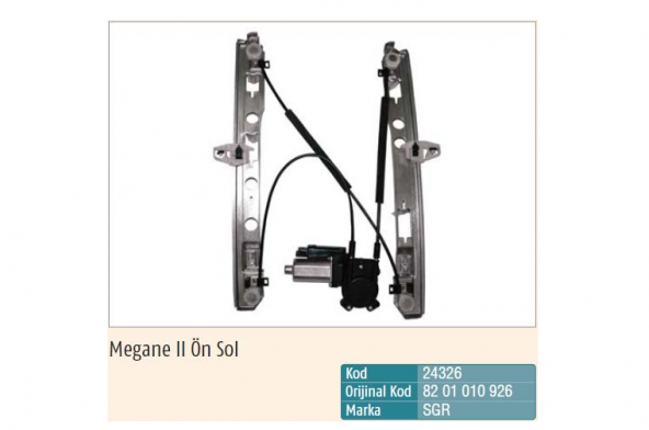 INW020034-ON CAM KRIKOSU SOL ( ELEKTRIKLI )  MEGANE II