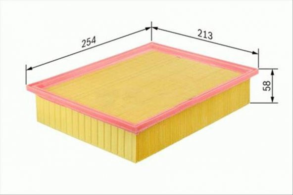 SARDES SA306.1-HAVA FİLTRESİ OMEGA A-FRONTERA 94-97