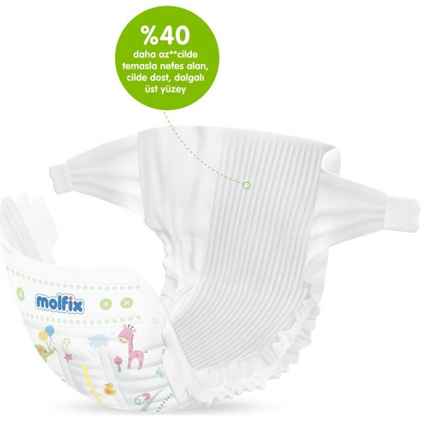 Molfix Pure Soft Ultra Avantaj Bebek Bezi 2 Beden 112X3 336 Adet - Resim 6