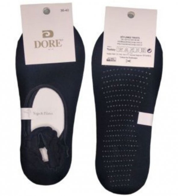 3 lü paket Kaydırmaz Taban Silikonlu Yoga Pilates ve Spor Çorabı - 9