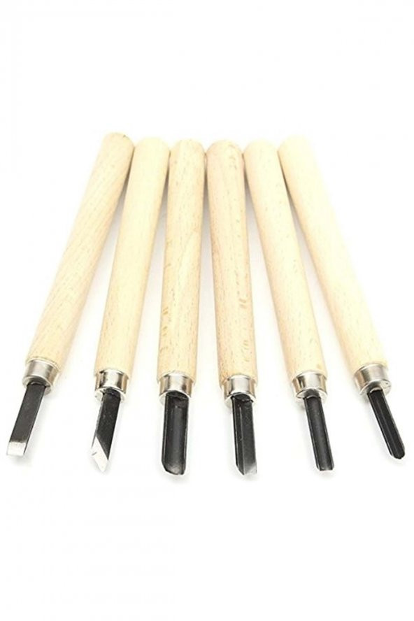 Linea Ahşap Oyma Seti 6 Lı