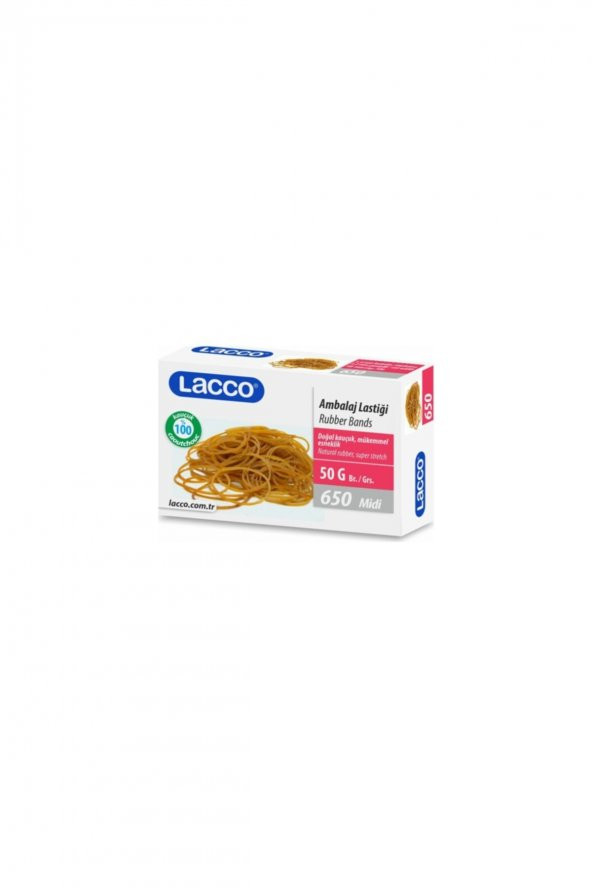 Lacco 650 50 gr Midi Kauçuk Paket Lastiği