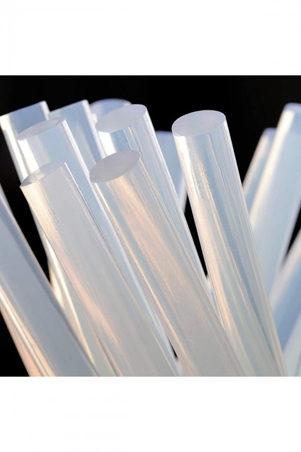 PASS 40 Adet Kalın Sıcak Silikon Mum Silikon Çubuk Silikon 11,3mmx30cm - 2