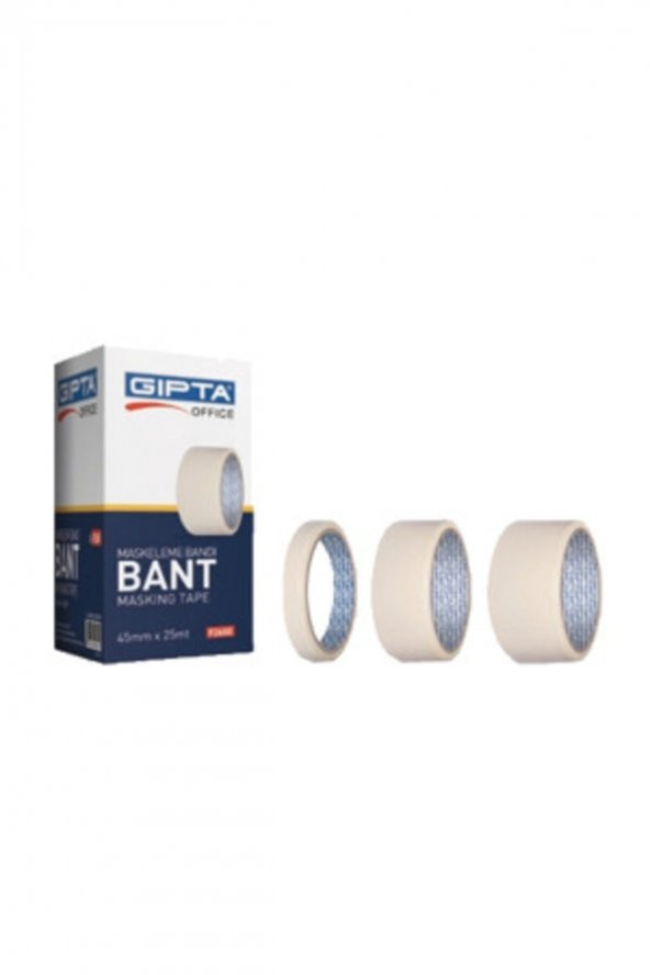 Gıpta 19 Mm X 25 Metre Çift Taraflı Bant (19x25) (f2623)