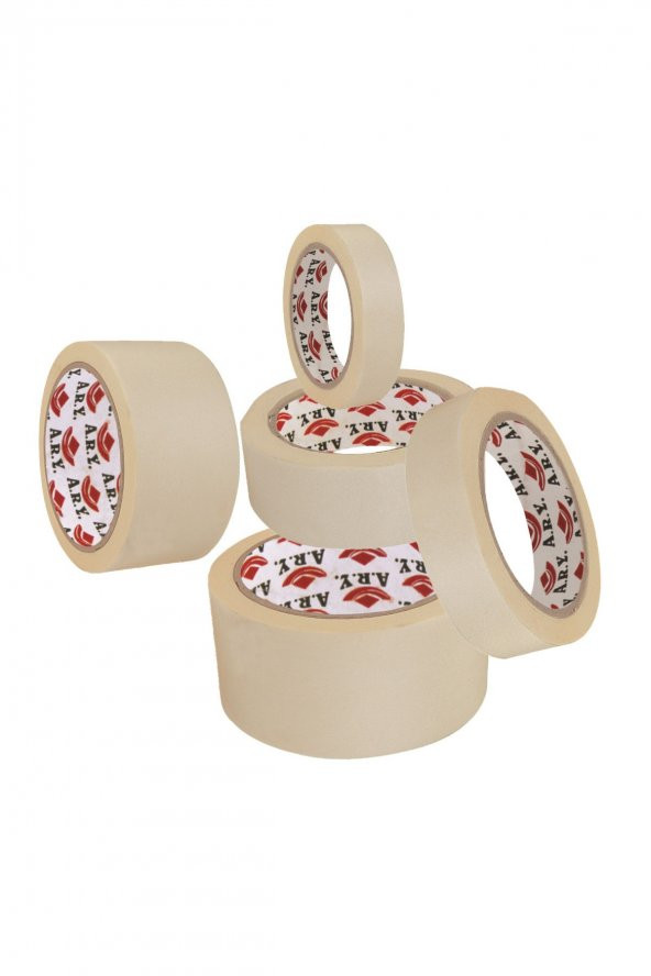 Ary 6lı Maskeleme Bandı Boya Bandı Kağıt Bant 18mm X 25mt