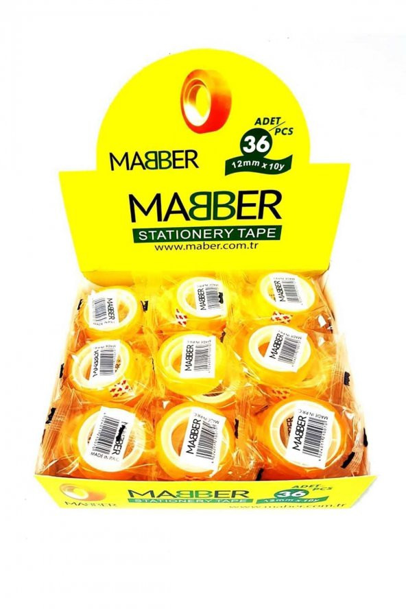 mabber Para Bandı 12mmx10mt 36lı Paket - 1