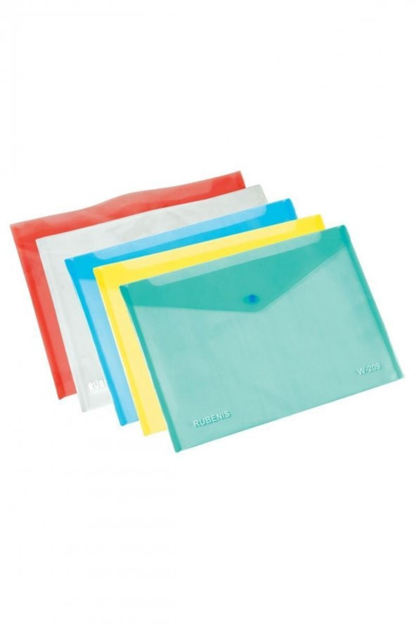 Rubenis Çıtçıt Zarf Dosya 4lü Paket